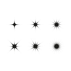 Sparkle lights stars. Vector illustration. EPS 10.