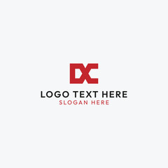 DC letter monogram vector logo and icon