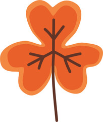 Fototapeta premium Dry Autumn Leaves Vector