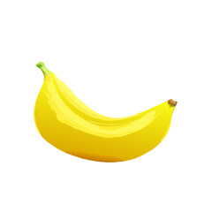 Banana yellow color 