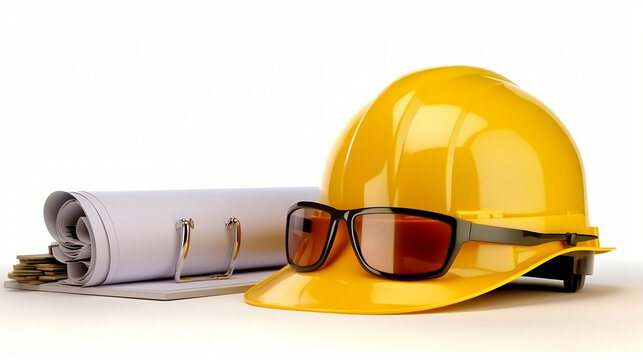 Construction Equipment copy space background