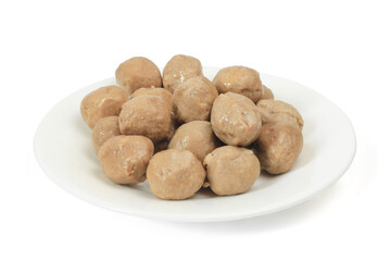 Meatballs isolated on white background