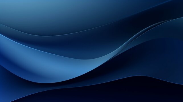 Modern abstract gradient dark navy blue banner background © Ghulam