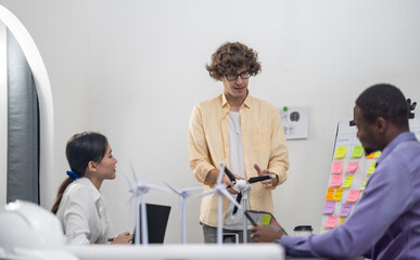 Startup team creates portable wind turbine prototype, matching user demand aim for investor funding