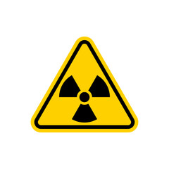 Radiation hazard sign