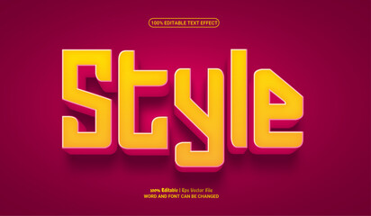 style fully editable premium vector text effect