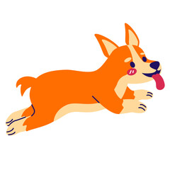 Cute Corgi Illustration