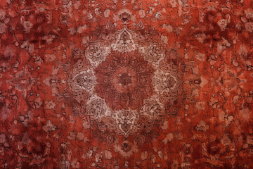 faded ornate carpet texture