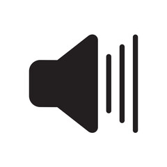 speaker icon vector volume symbol design illustration