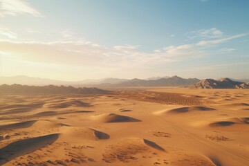 A dry arid desert