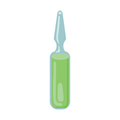 vaccine viral medicine green vial