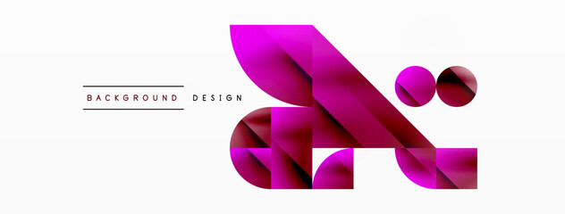 Circles and diverse shapes converge, fashioning contemporary backdrop igniting creativity. Design for digital designs, presentations, website banners, social media posts