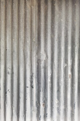 Old zinc surface background or the tin roof background with the rust