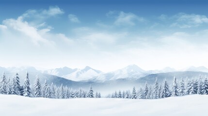 Winter christmas sky with falling snow: a serene and majestic illustration of snowflakes and snowfall in vector art