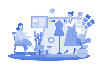 Fashion enthusiast follows designers for trends.