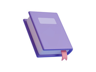 3D Books icon for web design isolated, Education, and online class concept.
