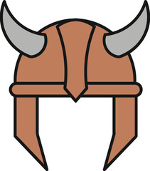 Viking helmet icon
