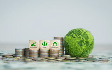 ESG concepts regarding environment, society and governance Mechanisms that drive the economy to create opportunities Distribute income to sustainable development, business investment strategies