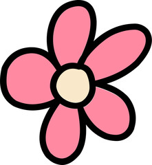 Doodle mini flower
