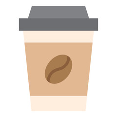 Illustration of Coffee Cup design Flat Icon