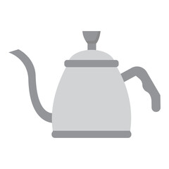 Illustration of Coffee Pot design Flat Icon