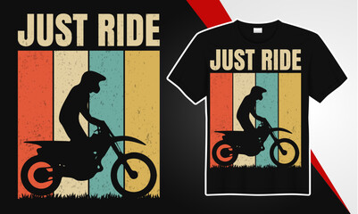 Moto bike ride t shirt design 