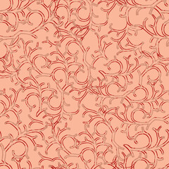 Seamless Geometrical texture repeat modern pattern with red theme background.Can be used for wallpaper, poster design, print on textile and covers.summer texture allover.