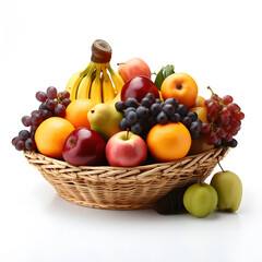 Naklejka na ściany i meble basket of fruit