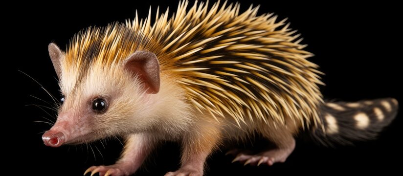 Madagascars Analamazaotra National Park is home to the vibrant Lowland Streaked Tenrec an exotic hedgehog with colorful spines