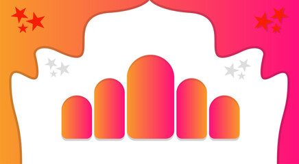 colorful gradients modern and clean background