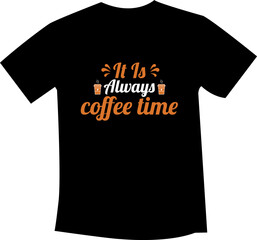 Coffee T-shirt design