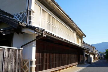 Street in The Uchiko Town, Ehime, Japan