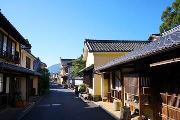 Street in The Uchiko Town, Ehime, Japan