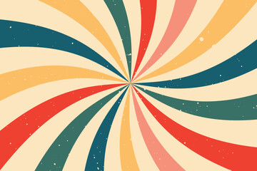 Vintage retro sunburst background design