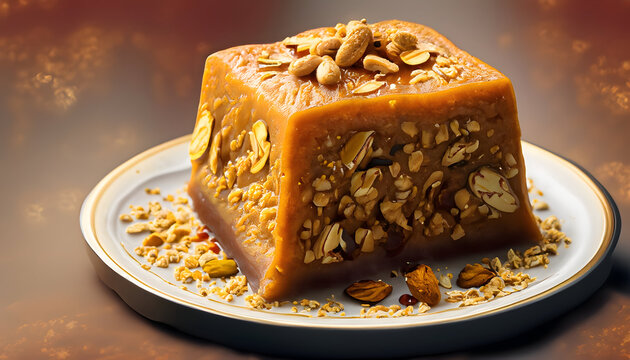 piece of Traditionally Multani Sohan halwa