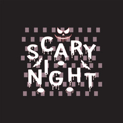 illustration of a halloween party