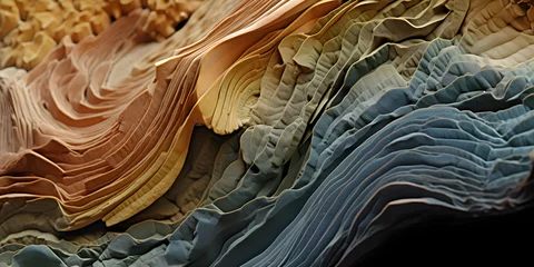 Rolgordijnen Microscope image of a material or organic surface © sam