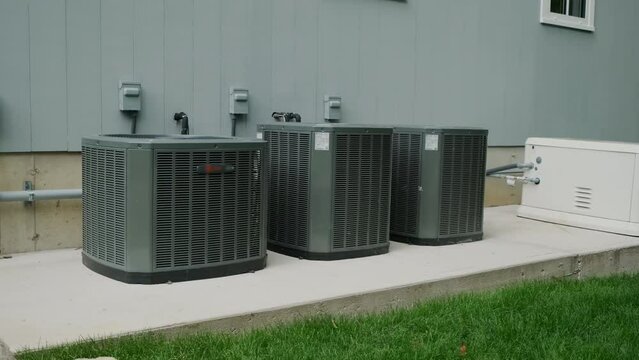 New Home HVAC Air Conditioner system. 