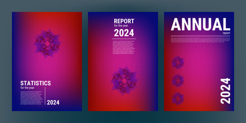 Business brochure cover design templates, business flyer or poster with abstract colorful background