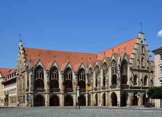 Fototapeta premium Historical Old City Hall in Braunschweig, Lower Saxony