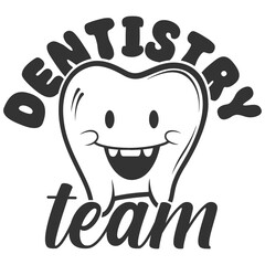 Dentistry Team - Dentist Illustration