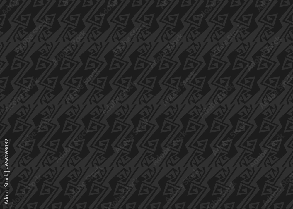 Poster minimalist background with simple ethnic ornament pattern. geometric aztec pattern