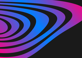 Abstract background with gradient swirl line pattern