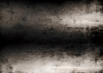 Fototapeta premium Black grunge metal wall texture, seamless rusty metal patina, high quality, generative AI