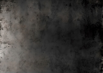 Obraz premium Black grunge metal wall texture, seamless rusty metal patina, high quality, generative AI