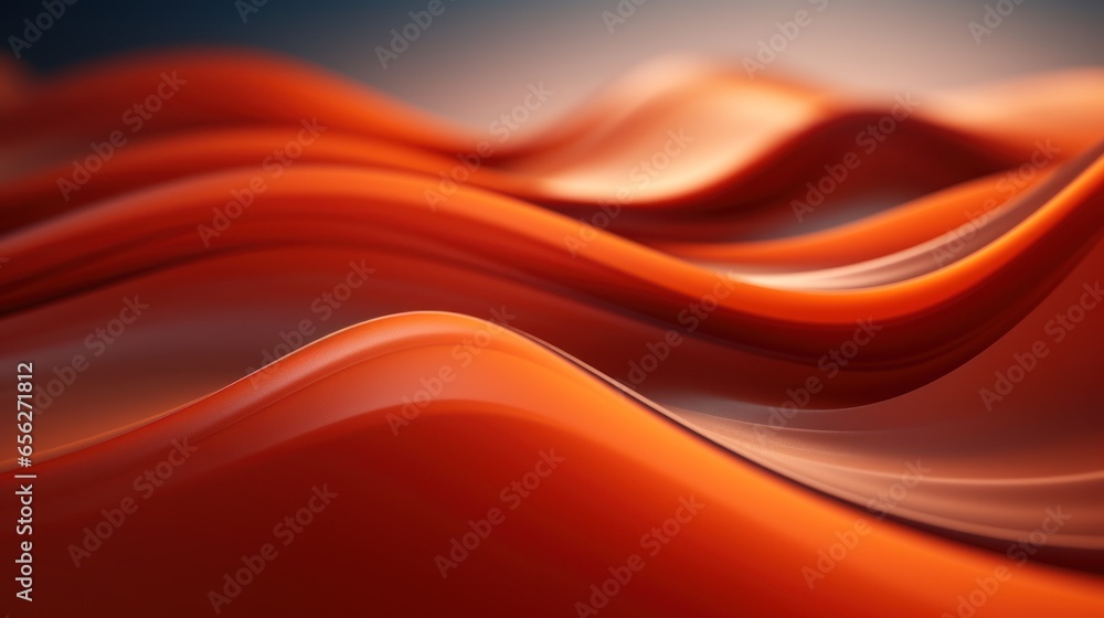 Poster 3d rendering of abstract wave background. 3d rendering, 3d illustration.