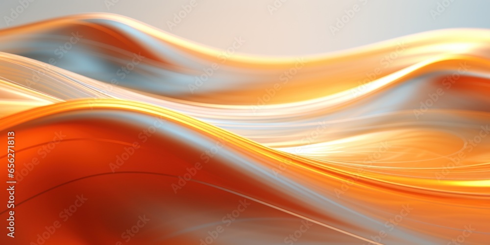 Poster 3d rendering of abstract wave background. 3d rendering, 3d illustration.