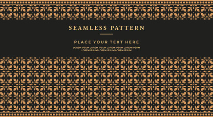 Luxury traditional pattern background with ethnic elements.