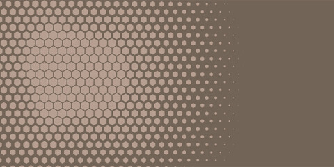 Geometric abstract Hexagon Two Color Background