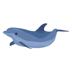 Vector illustration of dolphin fish sea animal. Single or group dolphin with different view. Good use for symbol, logo, mascot, web icon, sticker design, sign, or any design you want. Easy to use.